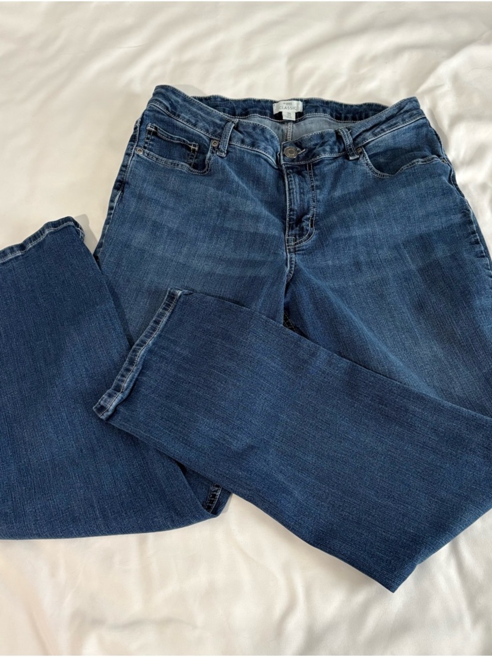 Maurices Straight-Leg Jeans in Dark Blue Wash